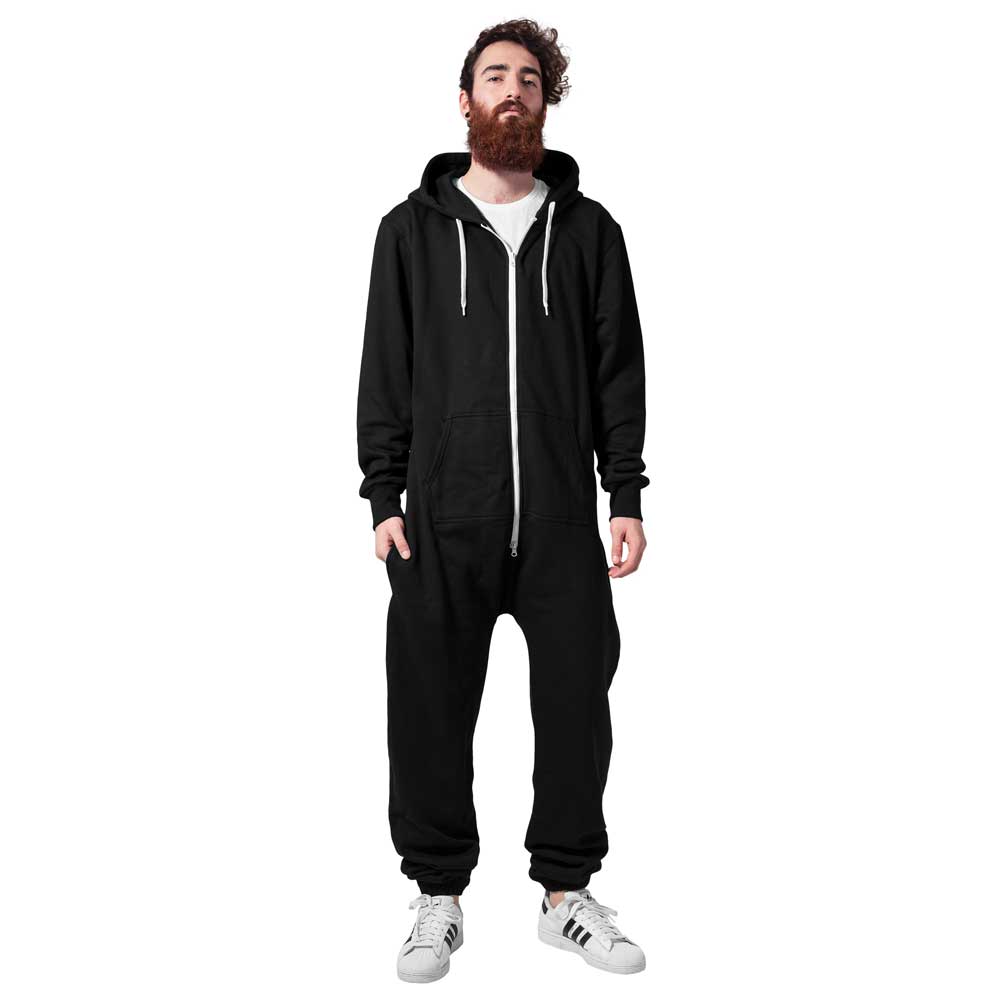 Urban Classics - Sweat Onesie - Black/White